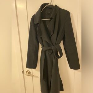 Women Black Wool Coat